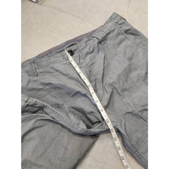 Polo Ralph Lauren mens Cargo Canvas Utility shorts 35x10 cotton Pockets Gray - Picture 5 of 8